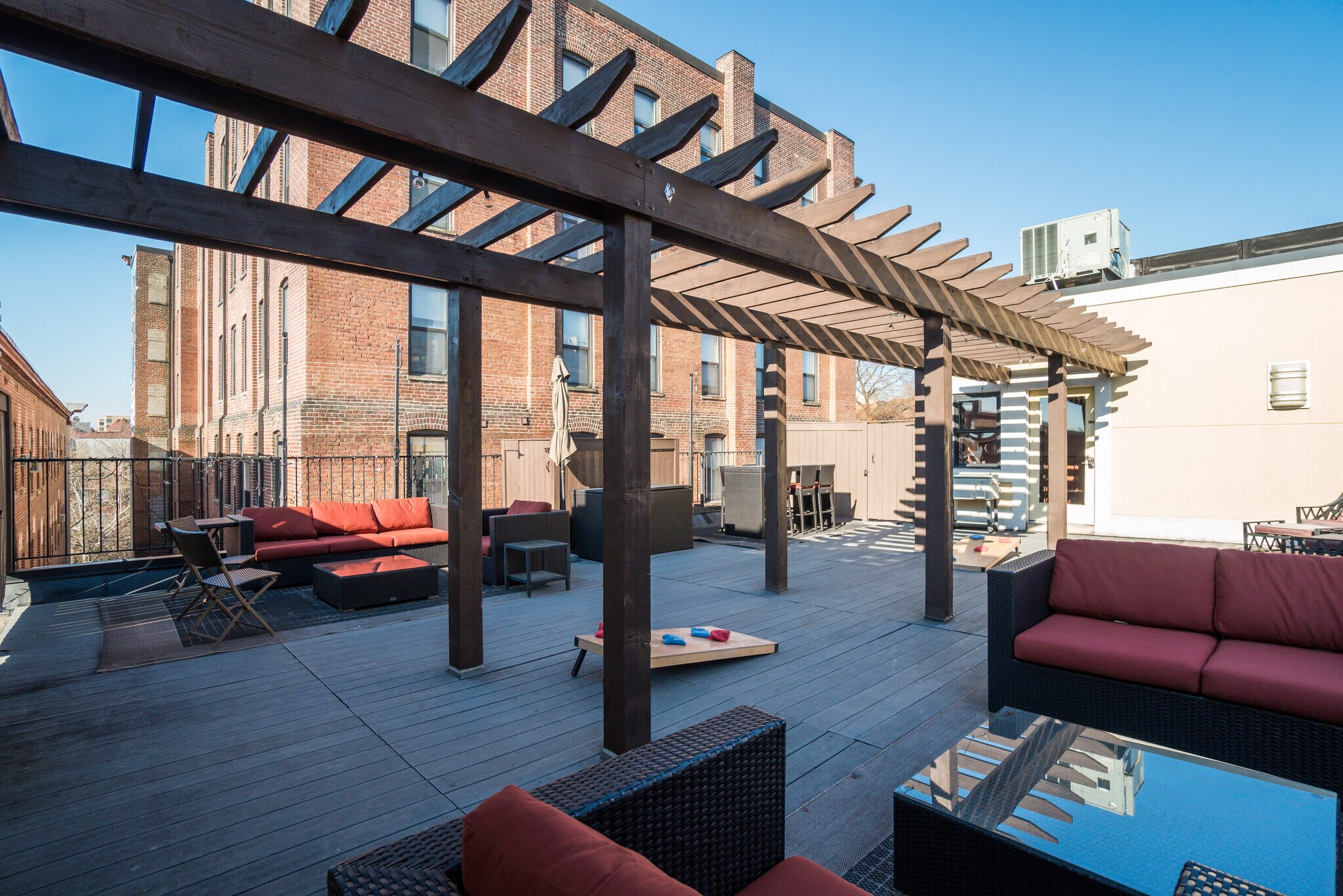 Expansive furnished roof deck - 1354 Euclid St NW