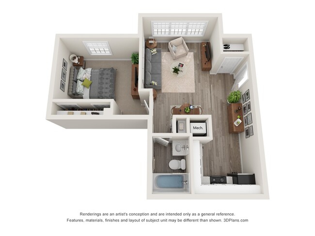 Floorplan - Pines at Lawrenceville Apartments