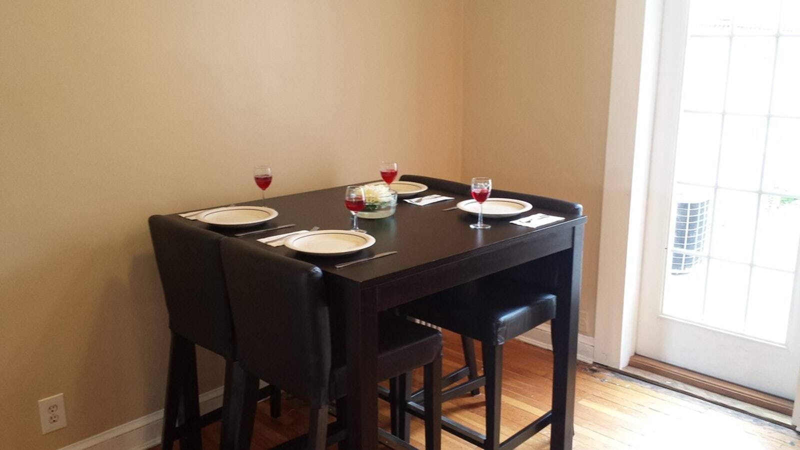 Dining area in contemporary open floor plan - 519 N Payne St