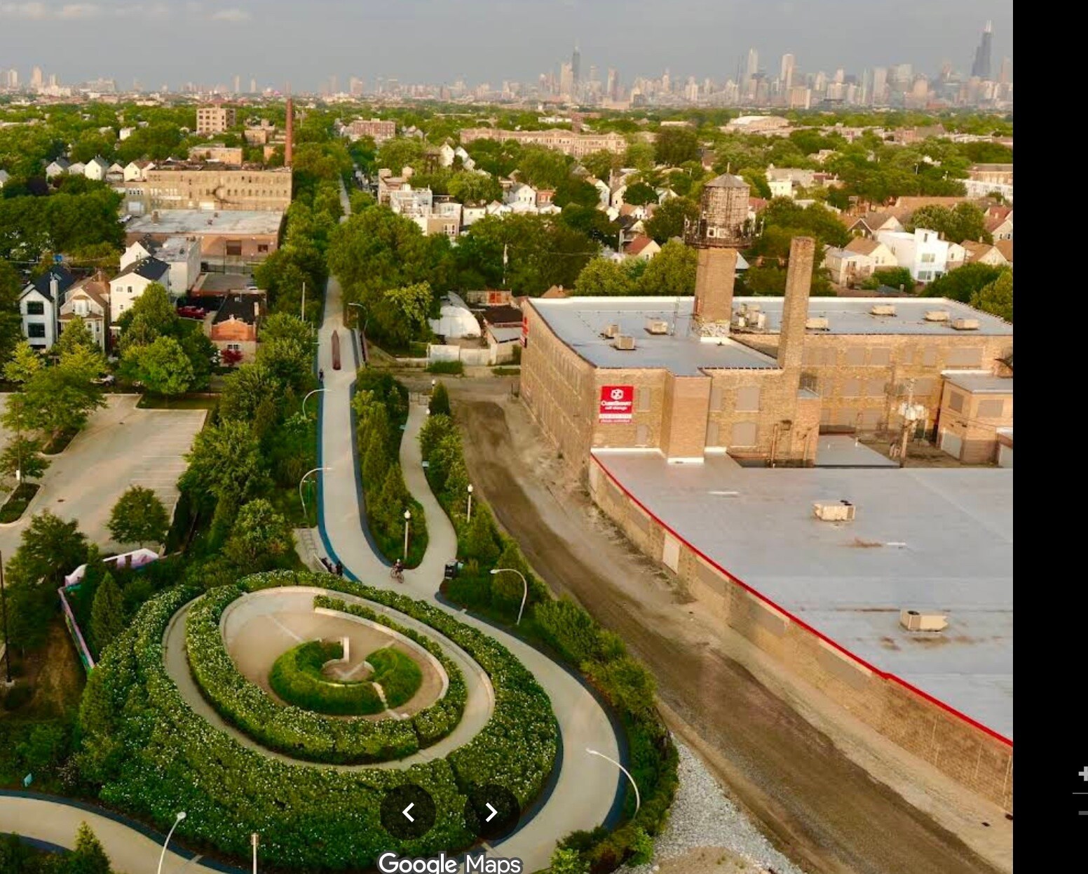 606 aerial view - 1628 N Central Park Ave