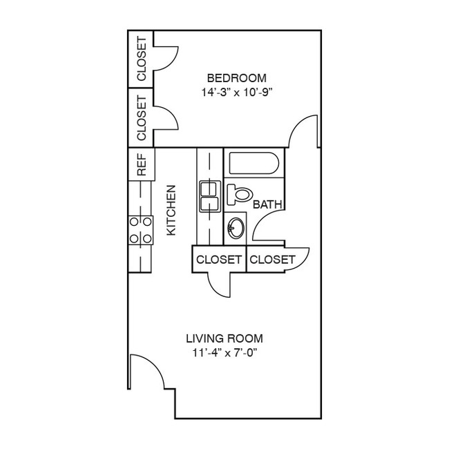 Floorplan - Sunlight Manor Apartments