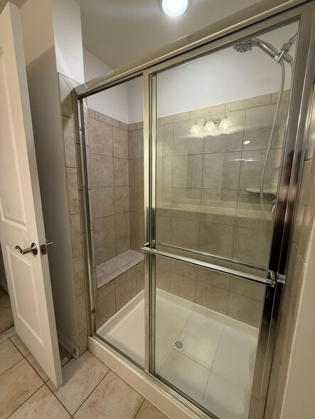 Newly grouted shower - 2719 Pinebrook Rd