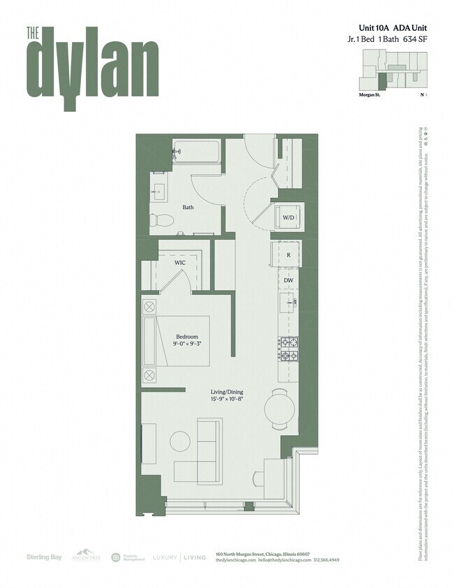 Floorplan - The Dylan Chicago