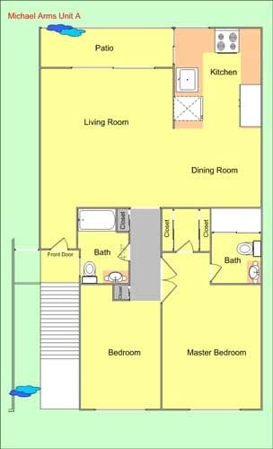 2BR/2BA - Michael Arms Apartments