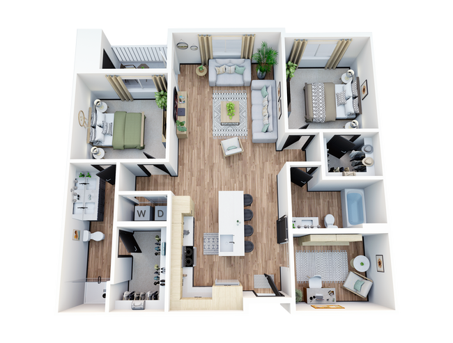 Floorplan - Banyan on Washington