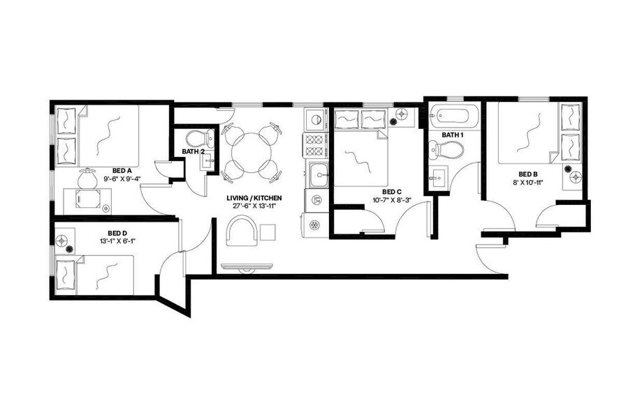 Building Photo - Room in Shared 4 bed/1.5 bath home