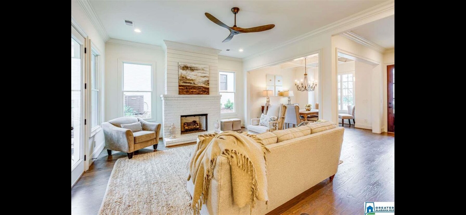 Functional Gas Fireplace - 805 Carr Ave