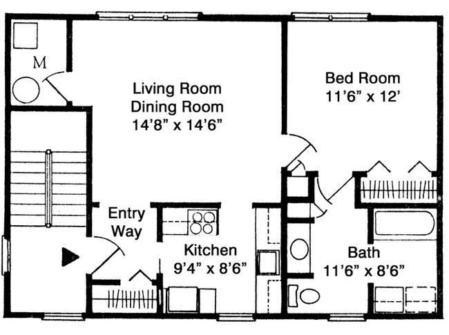 1BR/1BA - Rossmoor Adult Community