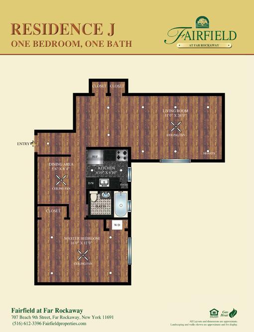 Floorplan - Fairfield At Far Rockaway