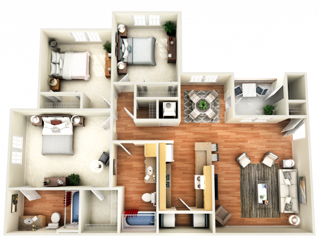 Floorplan - Peaks at Gainesville