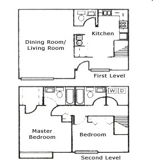 2BR/2.5BA - Candlelite Apartments