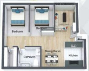 Floorplan - Falls of West Oaks