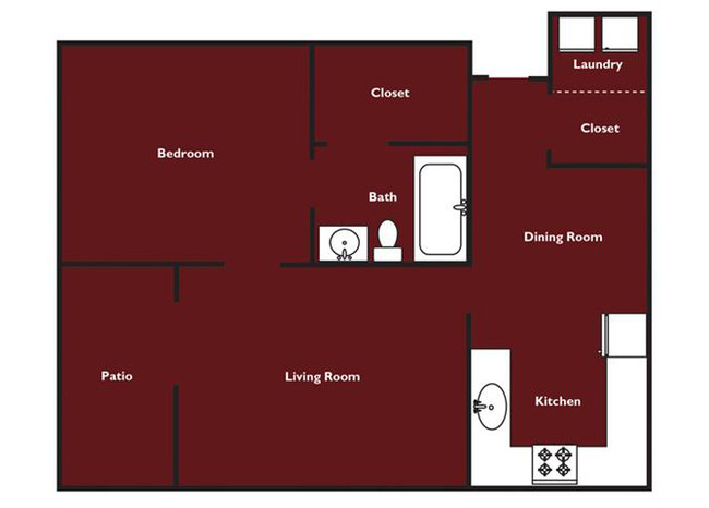 Floorplan - Tuscan Isle Apartments