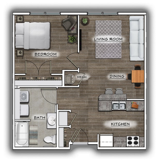 Floorplan - Hobbs Greene Senior Living