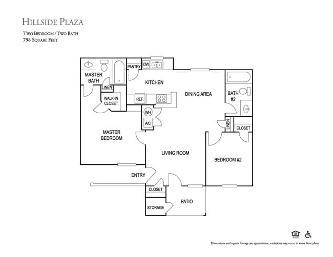 2x2 Bath Suite - Waller Hillside Plaza