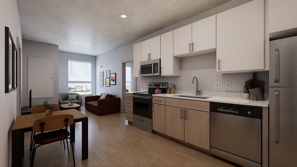 Unit Interiors - Kitchen 2 - Accolade Minneapolis