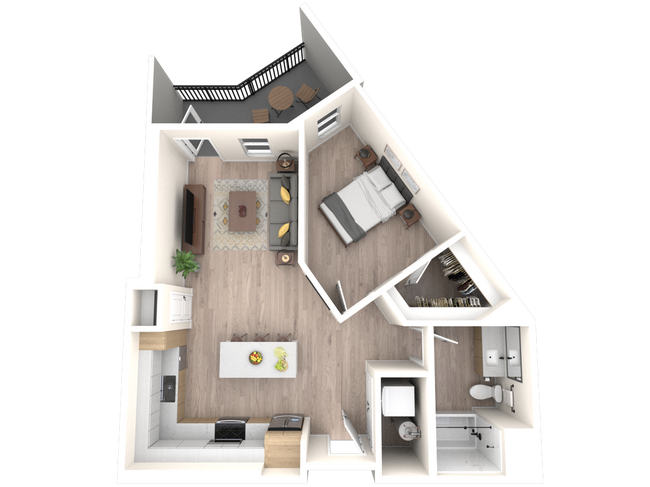 Floorplan - Tempo at Nine Mile Station Apartments
