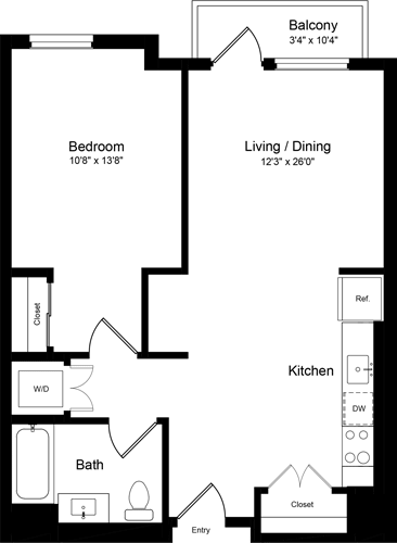 Floorplan - One Henry Adams