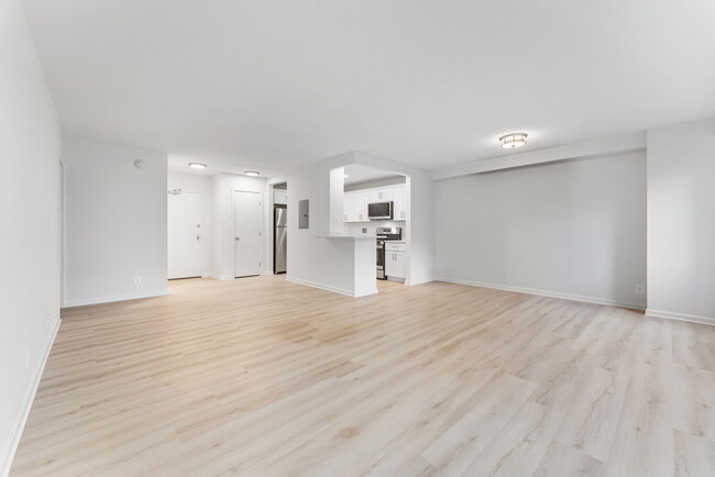 Freshly painted with wonderful sunlight & unobstructed views; spacious hall closet - 4515 Willard Ave