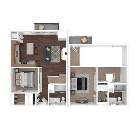 Floorplan - 2626 South Side Flats