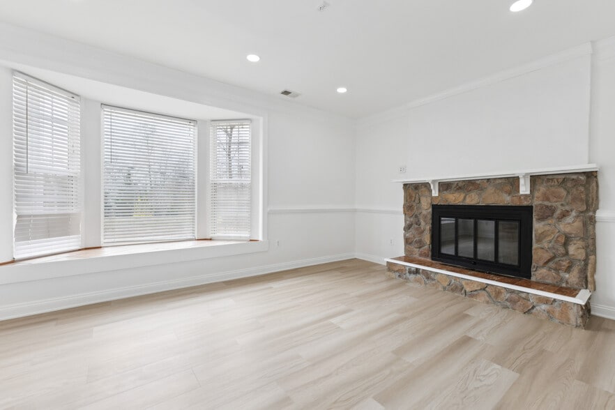 Front Sitting Room with Fireplace - 10828 Miller Rd