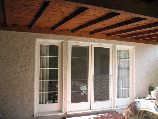 Covered Patio (backyard)- French Doors to Living Room (also to bedroom) - 3121 W Wyoming Ave