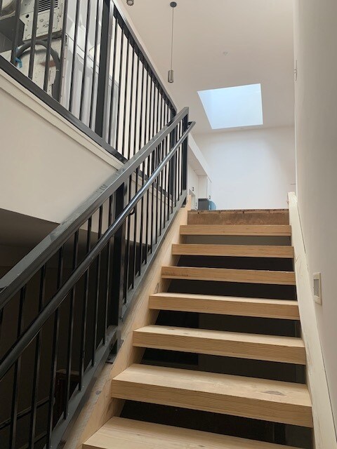 View up the steps - 210 E Grace St