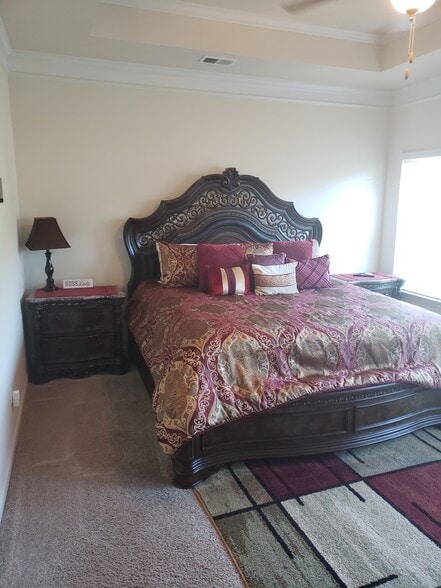 Master Bedroom - King Bed displayed in picture - 263 COOLWATER LN