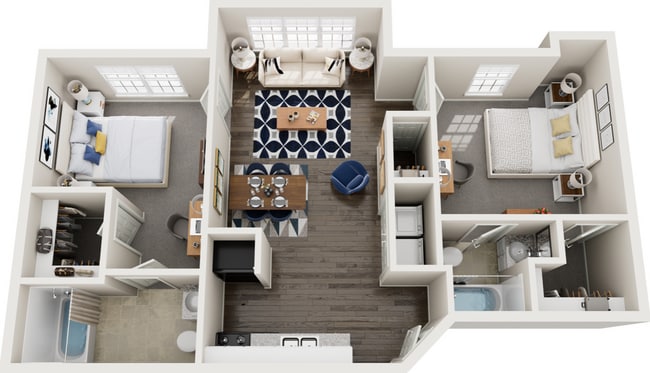 2 bed 2 bath (1) - The Grand at Shoaff Park