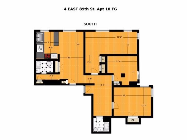 Floorplan - 4 East 89th Street