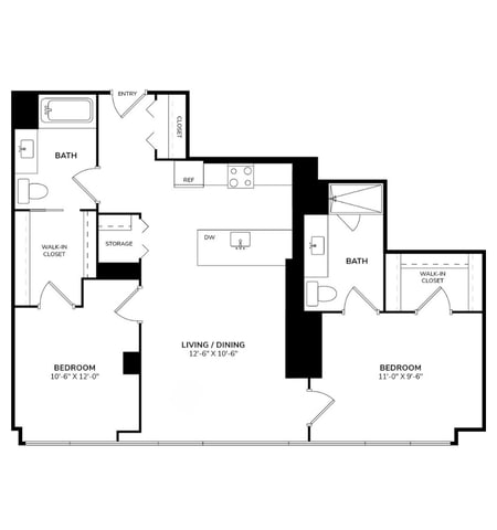 Floorplan - 640 North Wells
