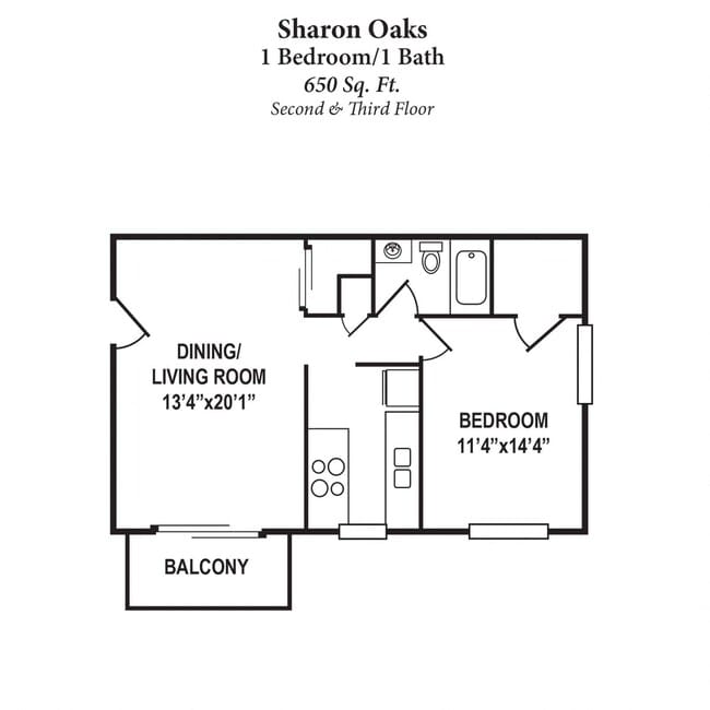 Floorplan - Forest Park Apartments