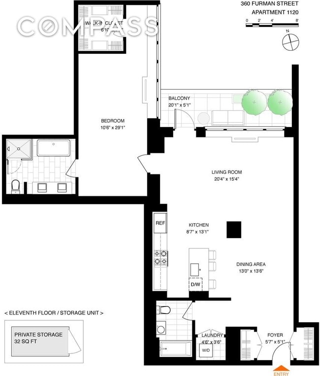 Building Photo - Enormous ~1,285 s/f, designer condo Loft apt @OBBP 1 bedroom, 2 bathrooms + ~112 s/f terrace with...