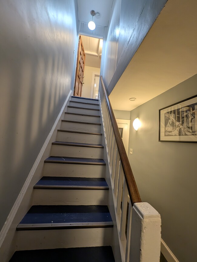 Entrance to 2nd floor 3 bedroom apartment - 268 2nd St