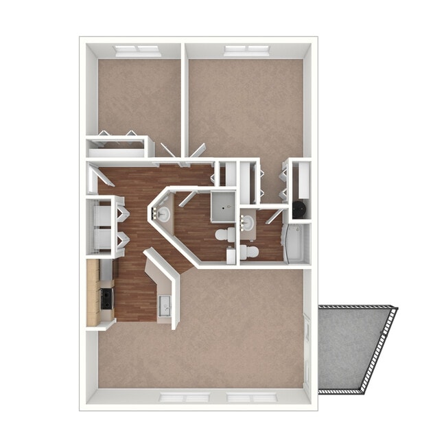 Floorplan - Sunset Summit Apartments