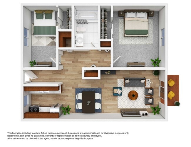 Floorplan - West on Murray Apartments