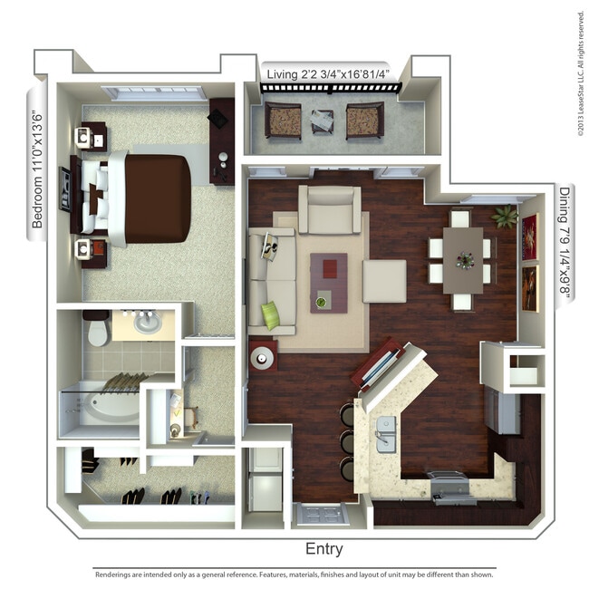 Floorplan - Valencia Place Apartments