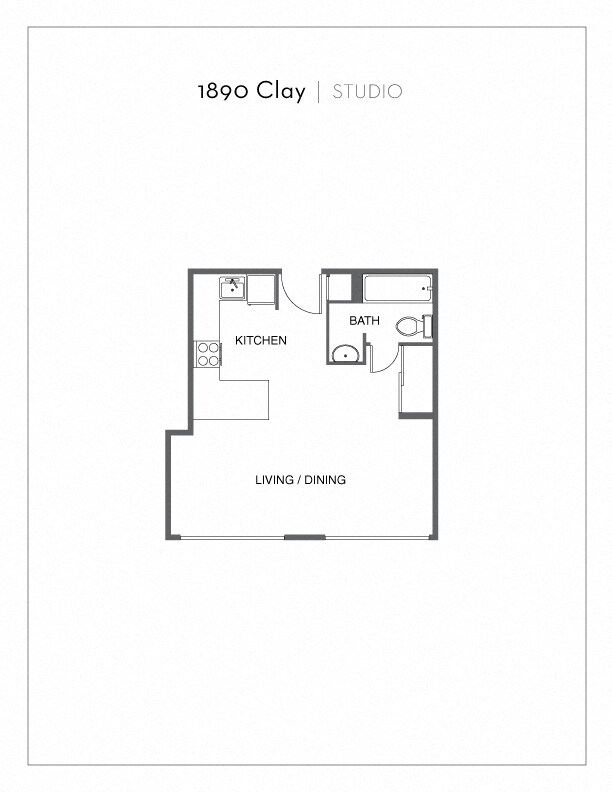 Floorplan - Clay Park Tower Apartments