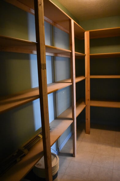 Big storage closet with shelves - 1403 S 1020 W