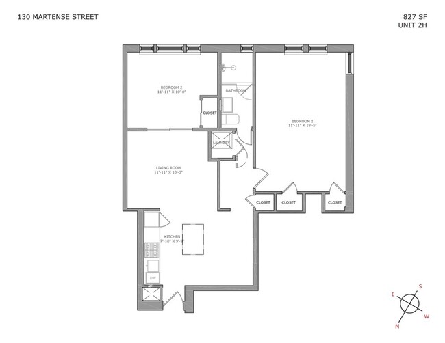 Floorplan - 130 Martense St