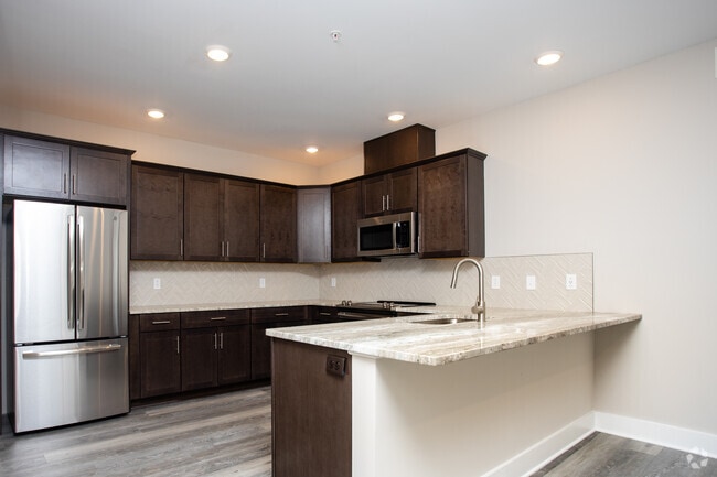 Kitchen 2BR, 2BA-1560SF - Tumblerock Luxury Apartments