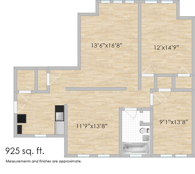 Floorplan - 1530-1532 N. Austin Blvd.