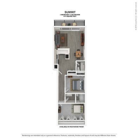 Floorplan - The Carillon Apartments