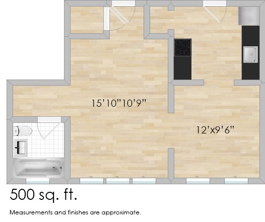 Floorplan - 504-508 S. Cuyler Ave.