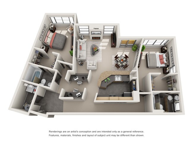 Floorplan - Saffron Apartments