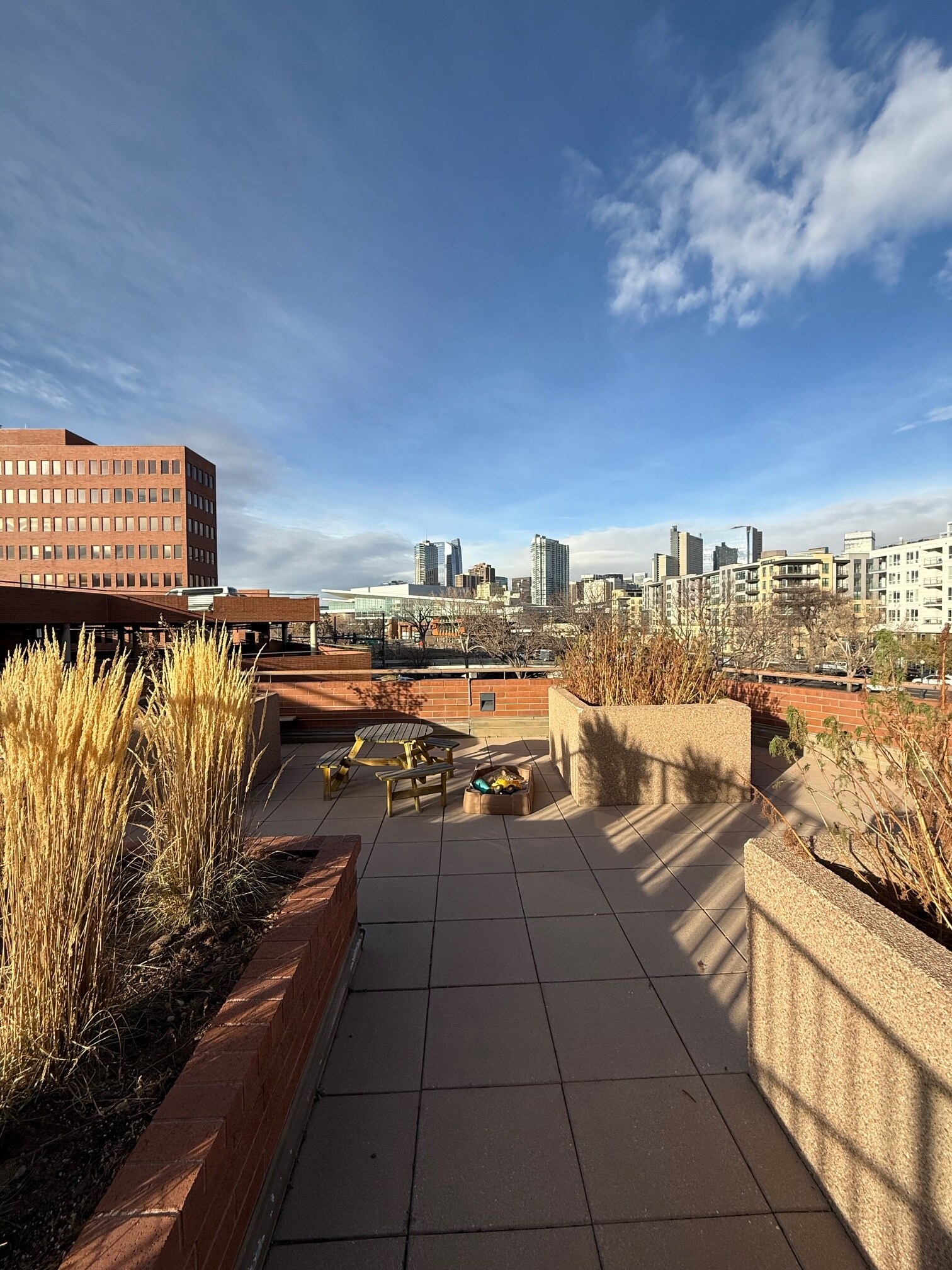 Courtyard on 2nd floor with Downtown View - 1301 Speer Blvd