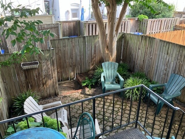 back patio and deck - 1326 Emerald St NE
