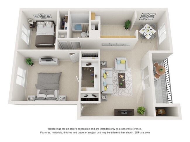 Floorplan - The Village on Riverwalk