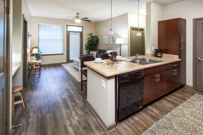 Livingroom/Kitchen View - The Edge at Independence Heights