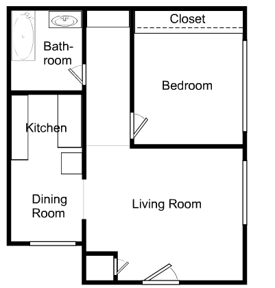 1BR/1BA - The Preston at Hillsdale